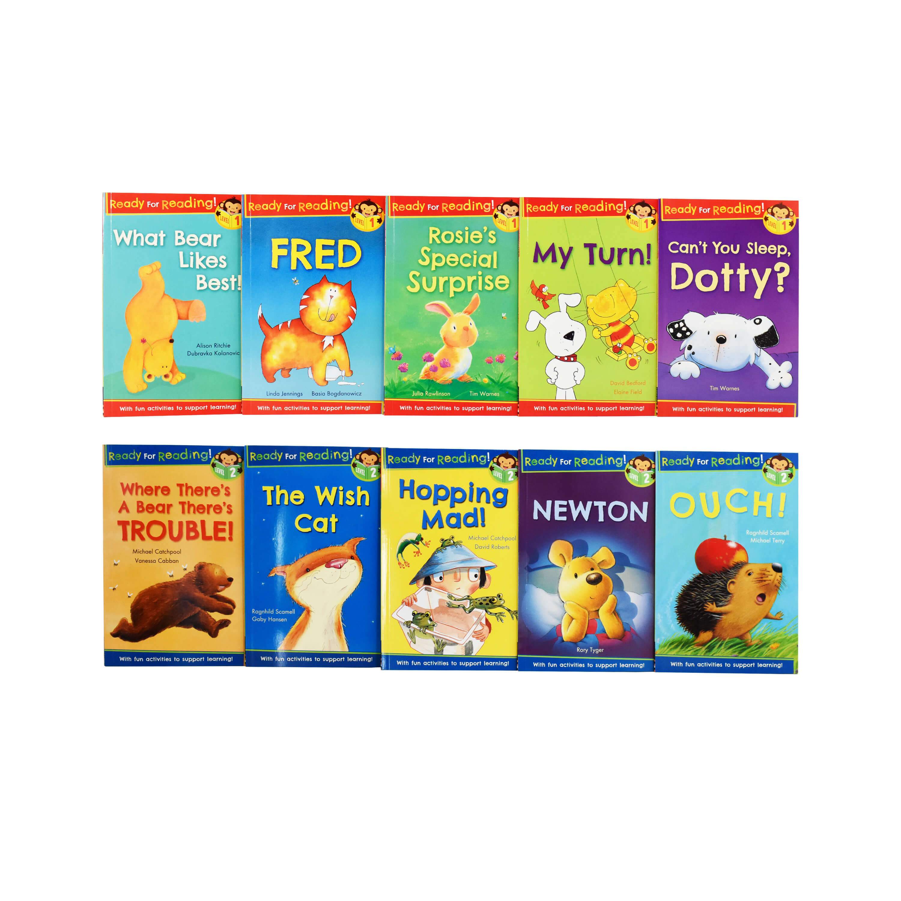 Ready for Reading 10 Books Collection to Support Learning By Roderick Hunt - Age 5-7- Paperback