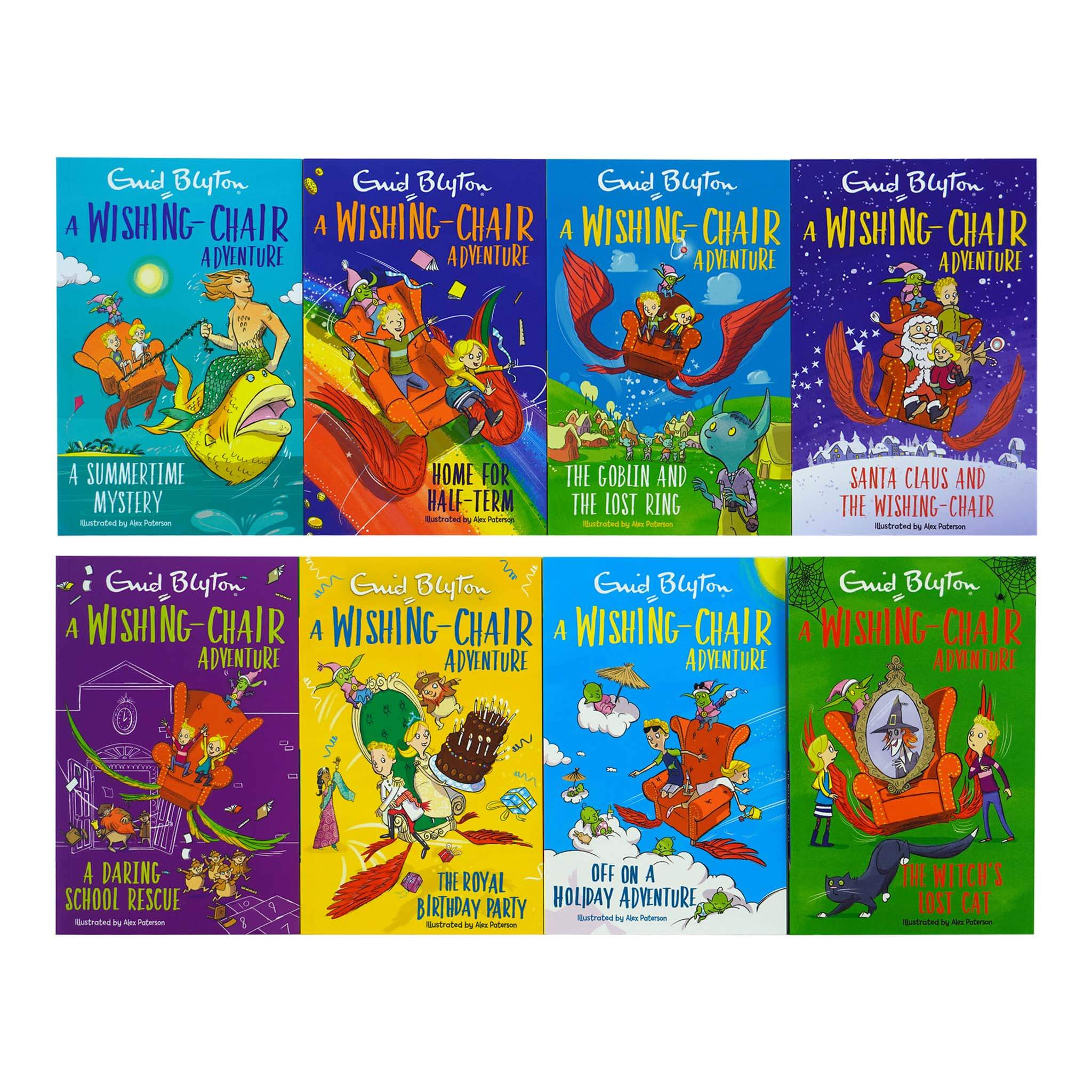 The Wishing-Chair Short Story Collection 8 Books Box Set By Enid Blyton - Ages 5-8 - Paperback