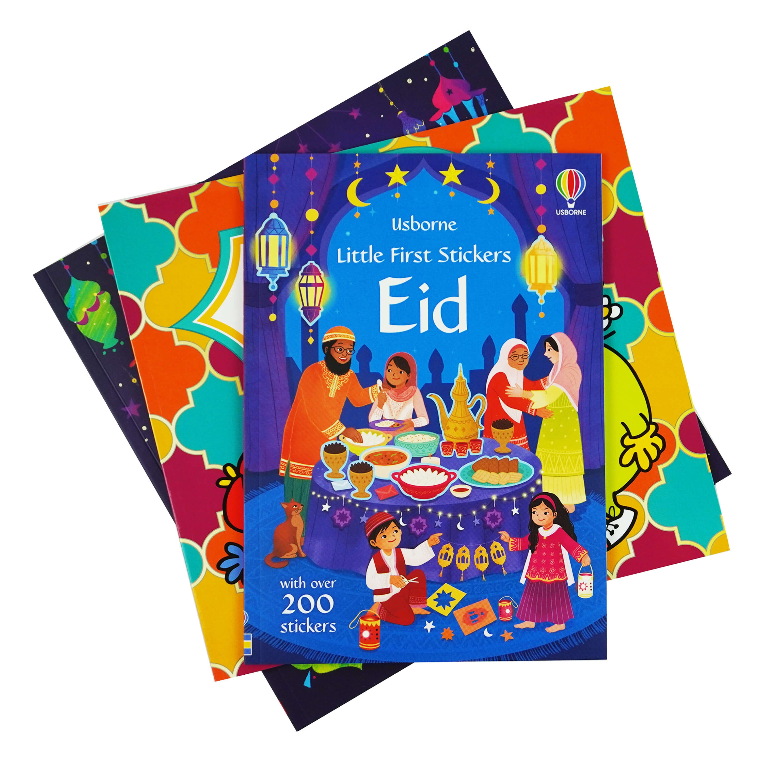 Eid Fun for Kids: 3 Books Collection Set of Activity Stories and Stickers - Ages 3-7 - Paperback