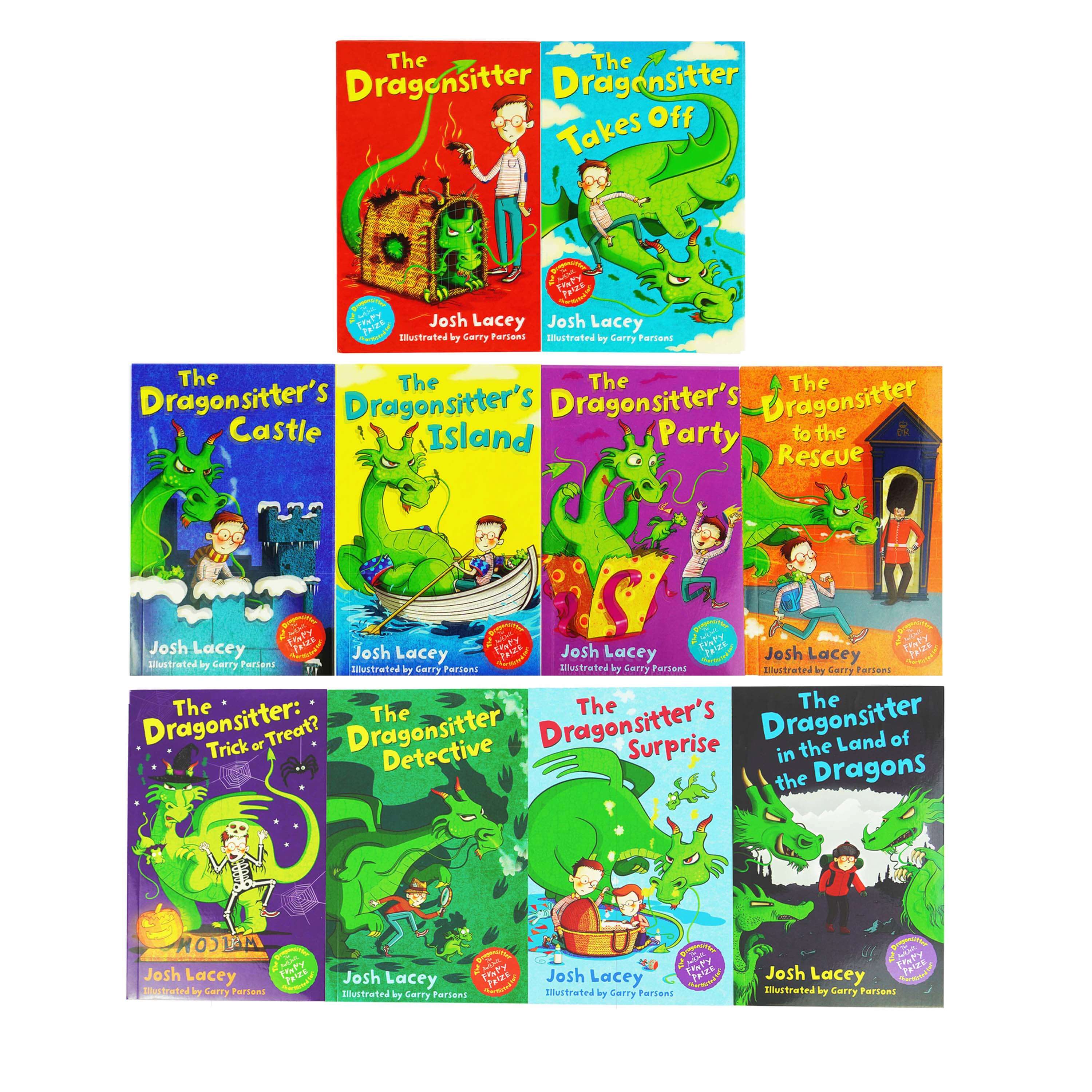 The Dragonsitter Series By Josh Lacey 10 Books Collection Set - Ages 5-7 - Paperback