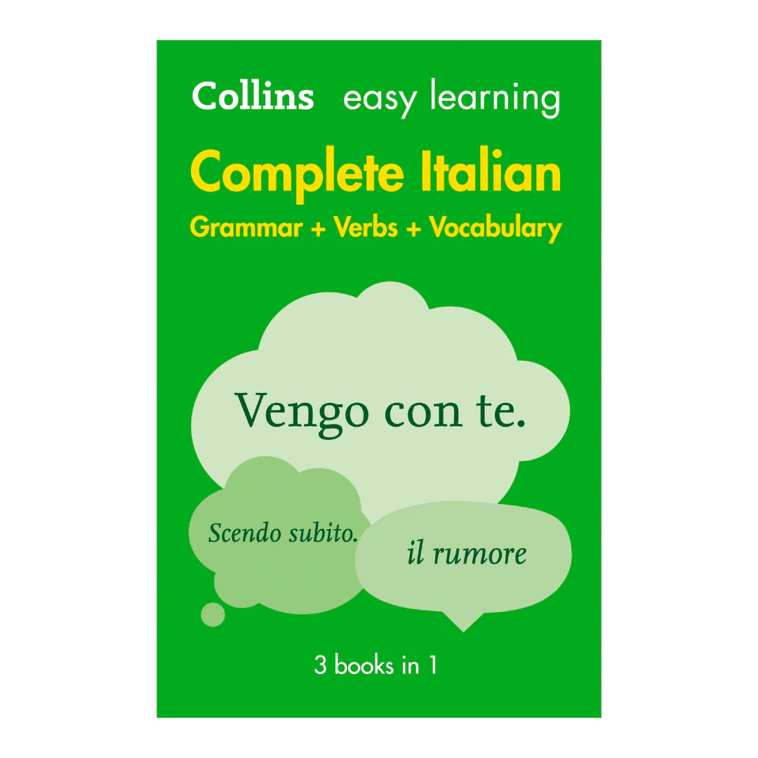Easy Learning Italian Complete Grammar, Verbs and Vocabulary (3 books in 1): Trusted support for learning (Collins Easy Learning Italian)