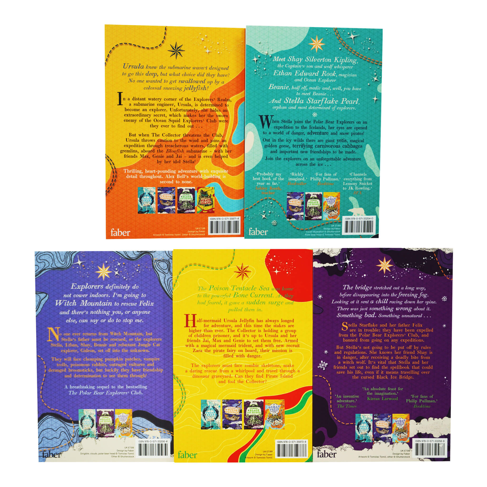The Polar Bear Explorers Club 5 Books Collection Set by Alex Bell - Age 9-12 - Paperback