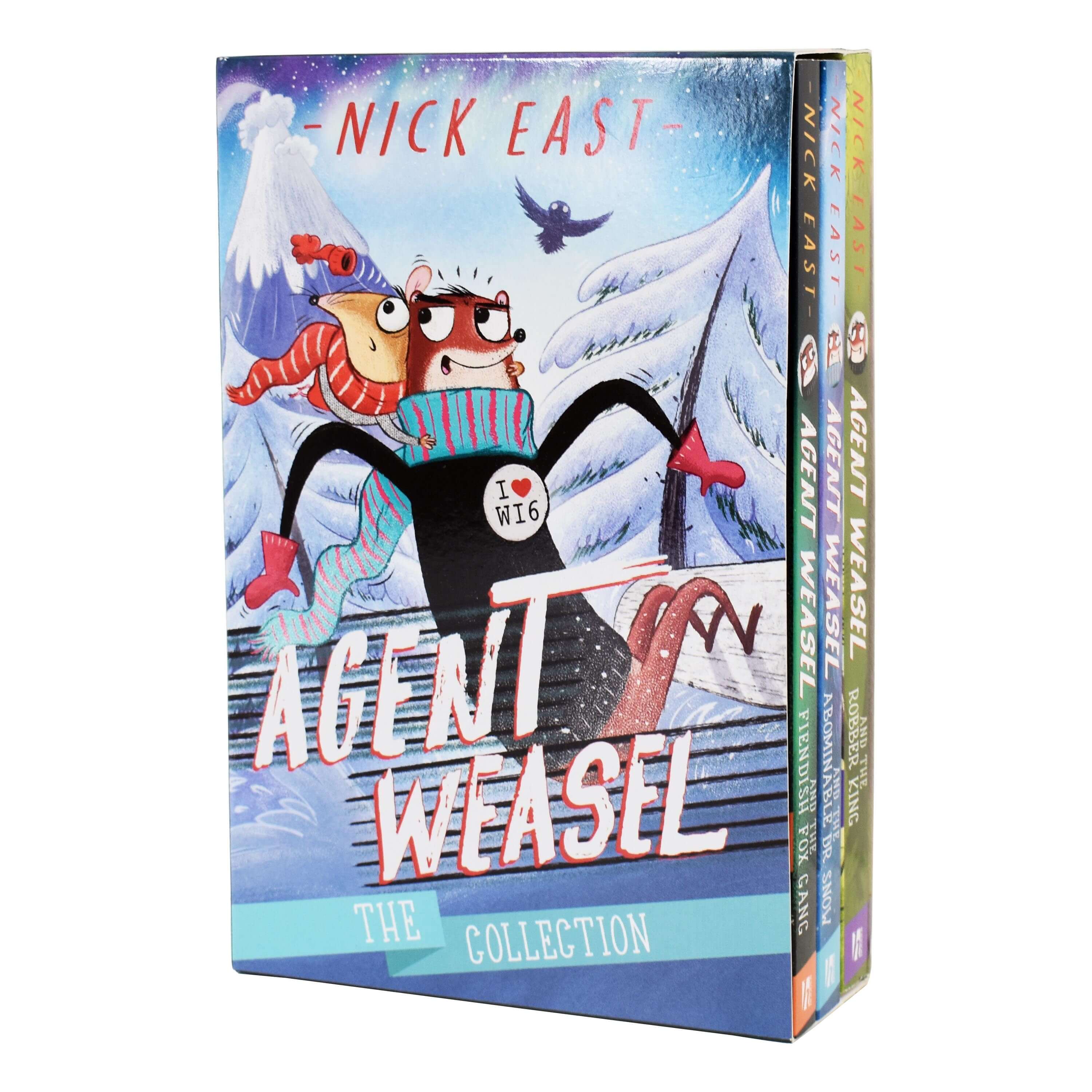 Agent Weasel Series 3 Books Collection Set By Nick East �C Ages 7-9 - Paperback