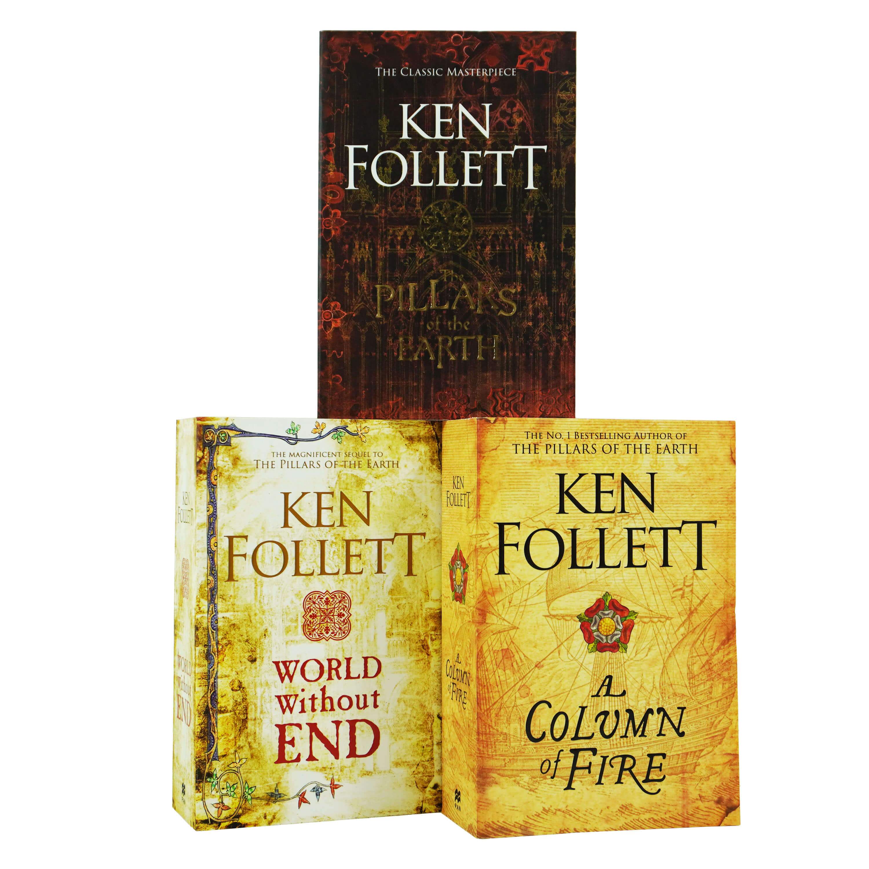 The Pillars of the Earth by Ken Follett: Kingsbridge Series 3 Books Collection Set - Fiction - Paperback