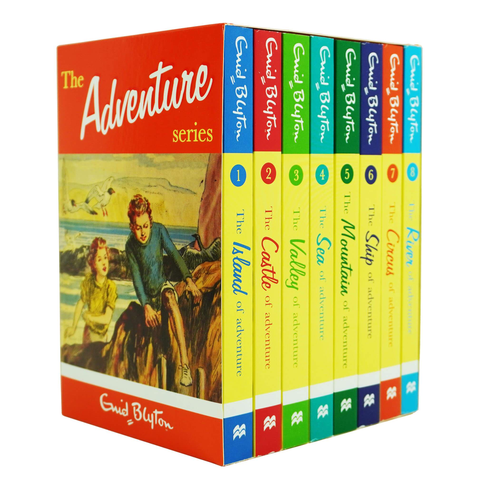 The Adventure Series 8 Book Collection Set By Enid Blyton - Ages 9-14 - Paperback