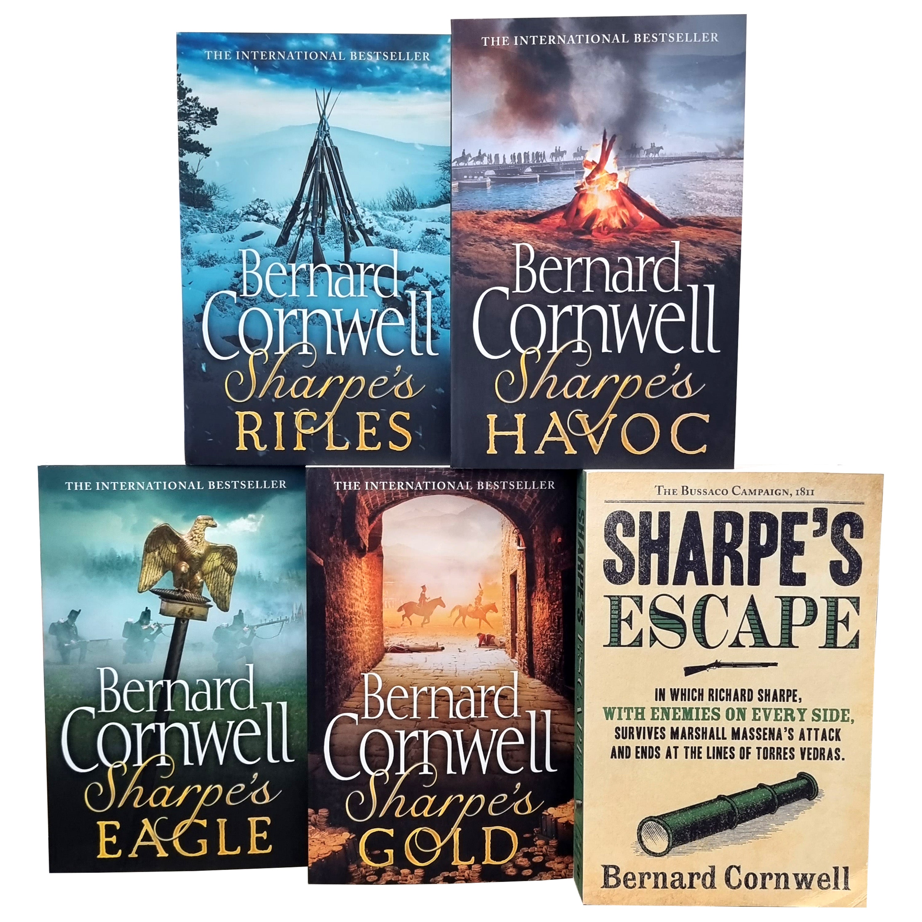 Sharpe by Bernard Cornwell: Books 6-10 Collection Set - Fiction - Paperback
