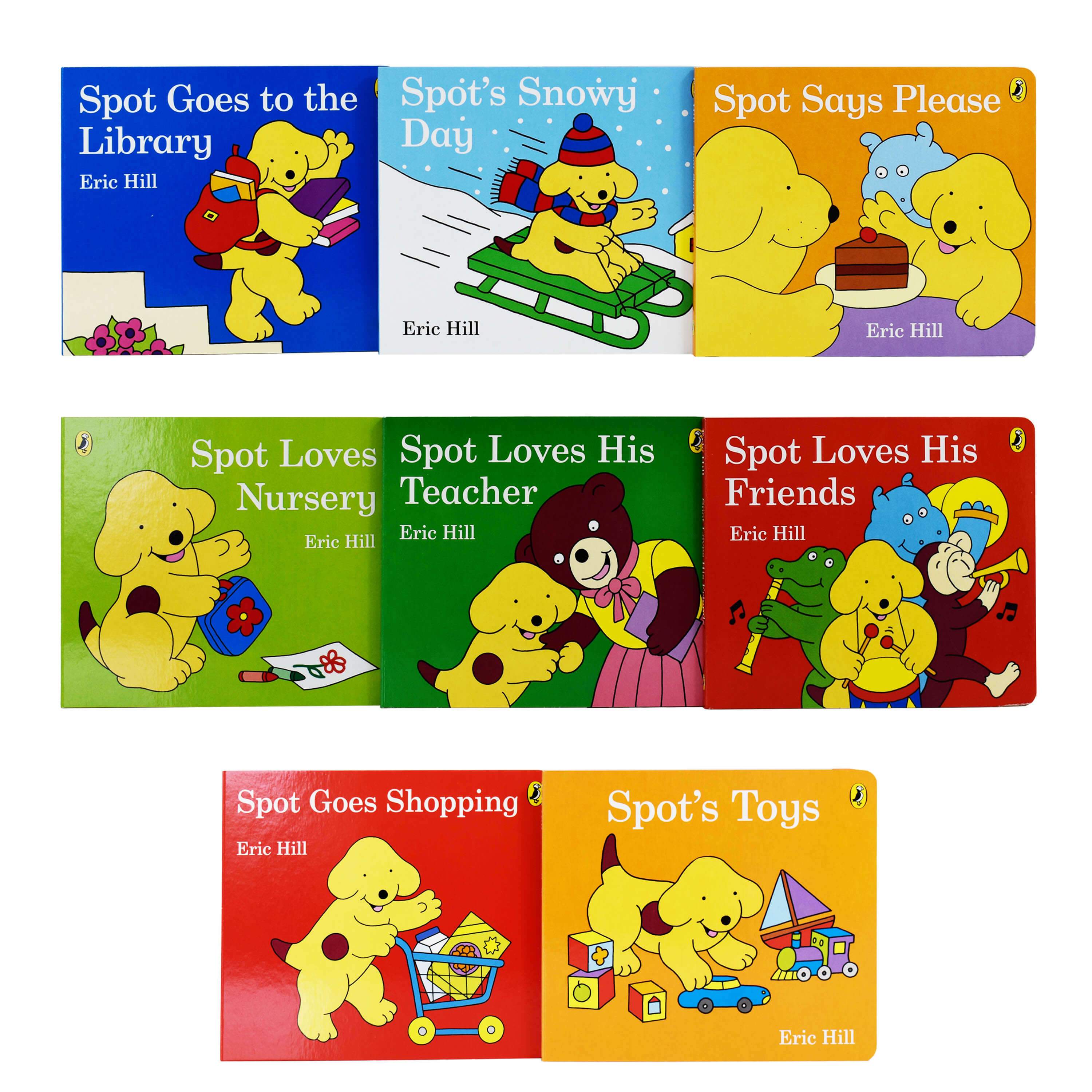 Spot's Story By Eric Hill 8 Books Children Collection - Ages 0-5 - Hardback