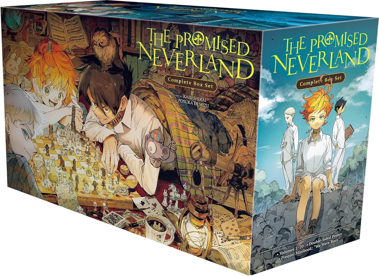 The Promised Neverland Complete Volumes 1-20 Box Set By Kaiu Shirai - Manga - Paperback