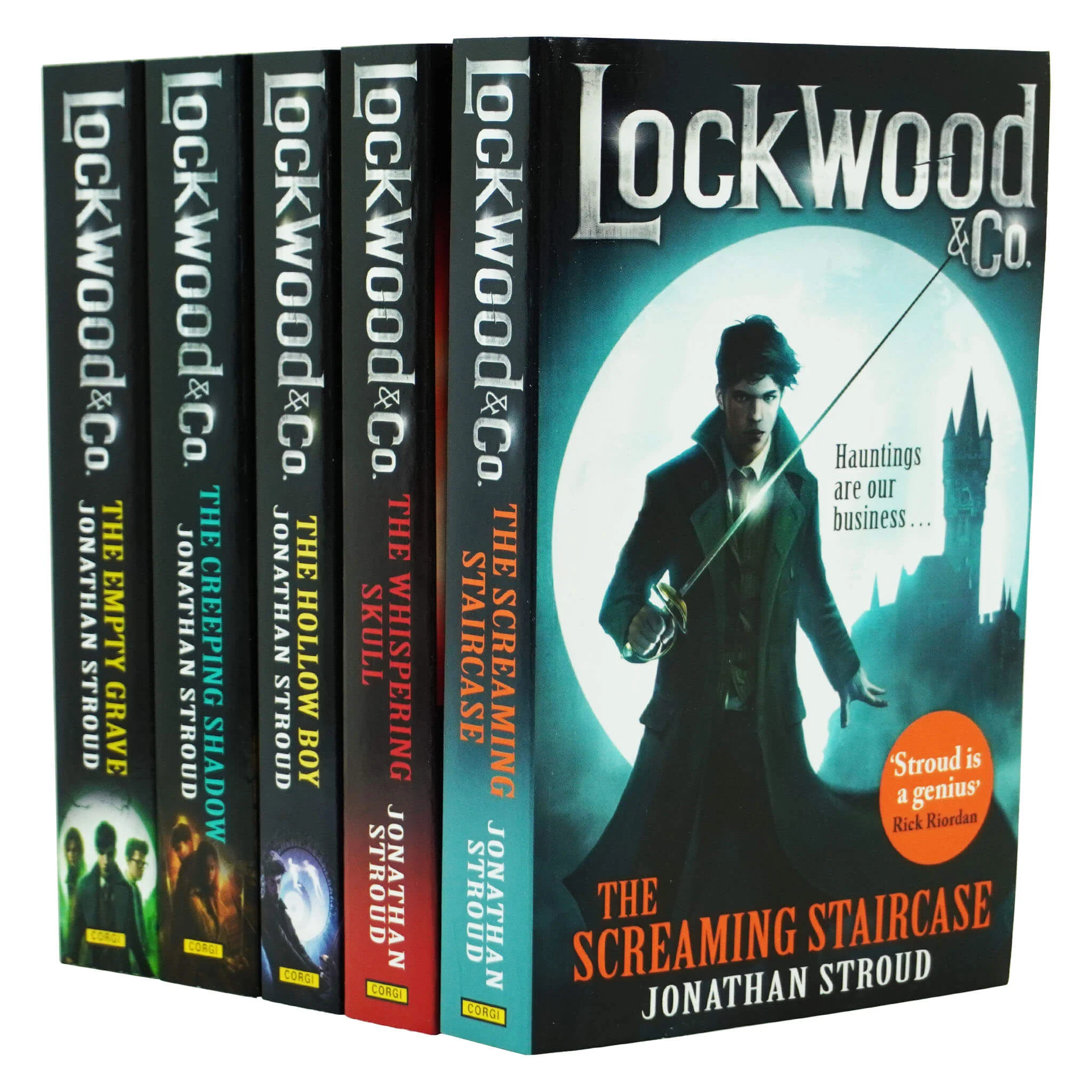 Lockwood & Co. by Jonathan Stroud Complete 5 Books Collection Set - Ages 9-11 - Paperback
