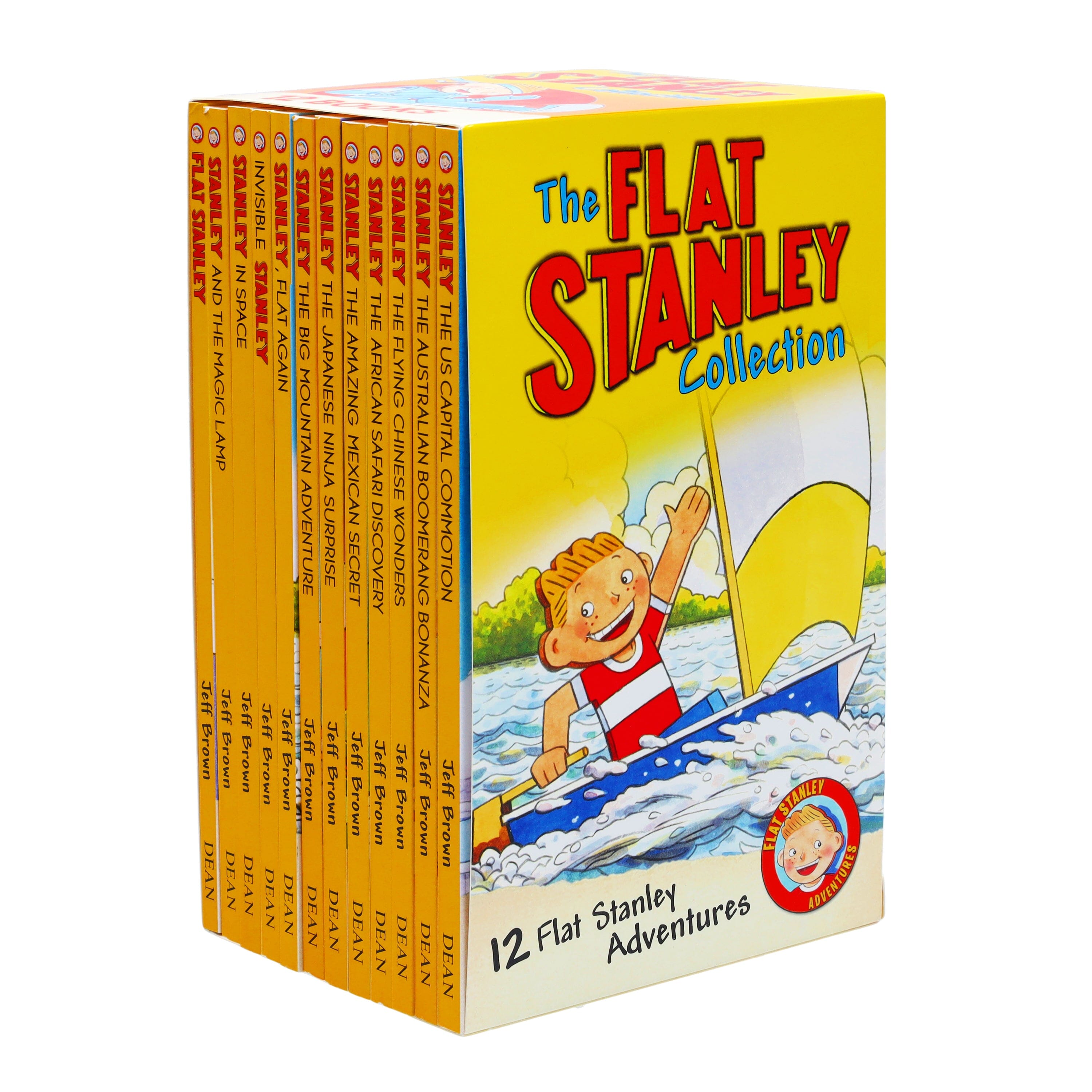 The Flat Stanley Adventure 12 Books Collection Box Set By Jeff Brown - Children's Literature - Paperback