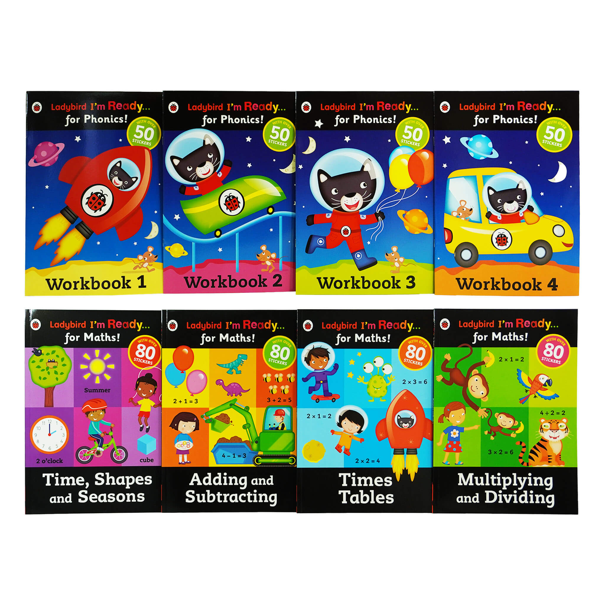 Ladybird I'm Ready 8 Books Collection Set - Ages 5-7 - Paperback