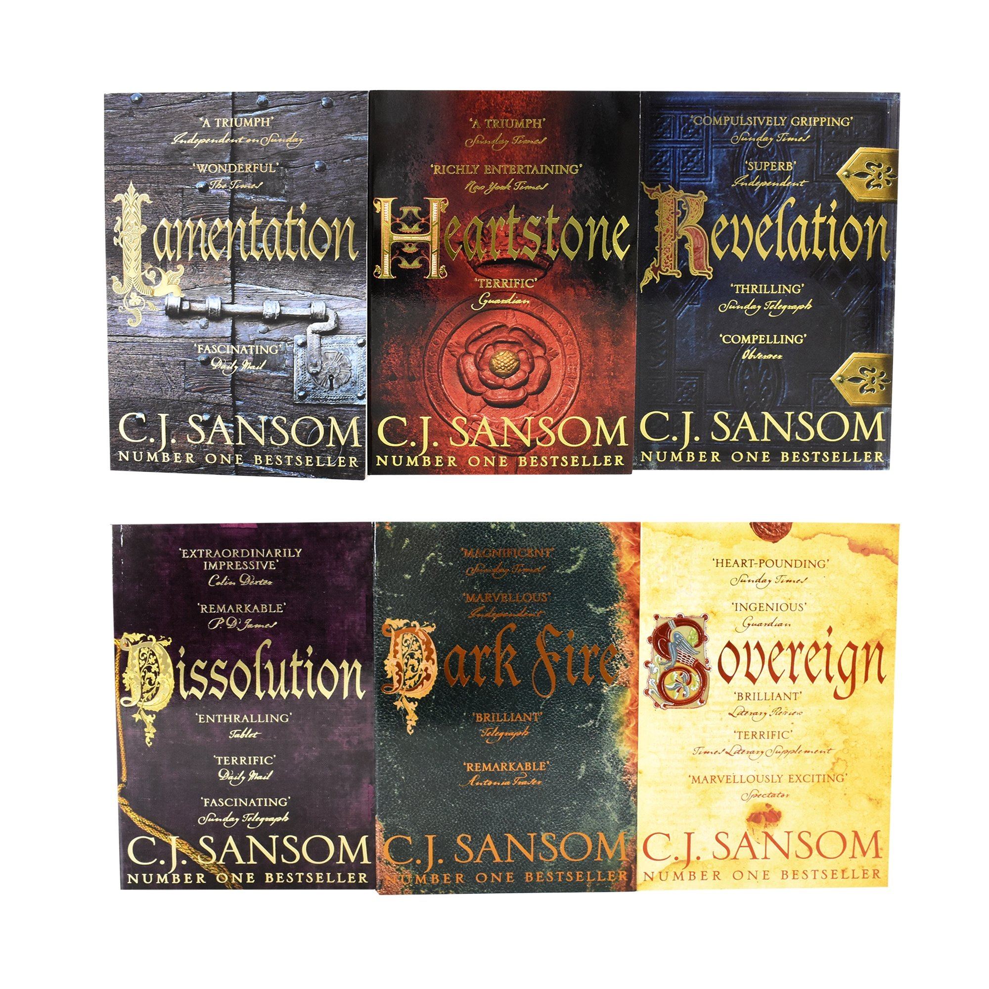 The Shardlake Series 6 Books Collection Set By C J Sansom - Fiction - Paperback