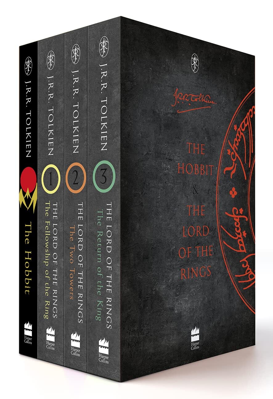 The Hobbit and The Lord of the Rings 4 Books Box Set by J.R.R Tolkien - Age 14-16 - Paperback