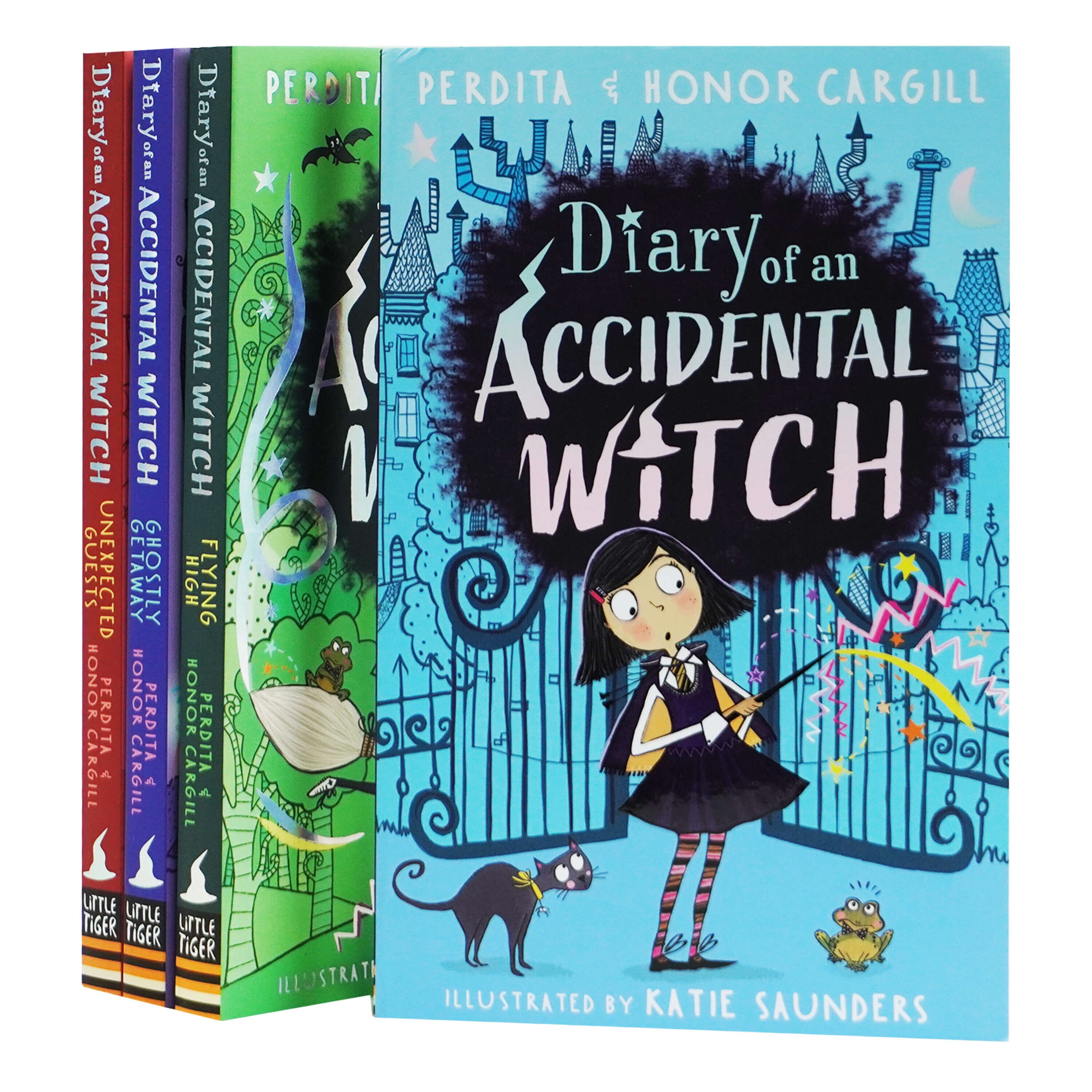 Diary of an Accidental Witch Series by Honor and Perdita Cargill 4 Books Collection Set - Ages 7-10 - Paperback