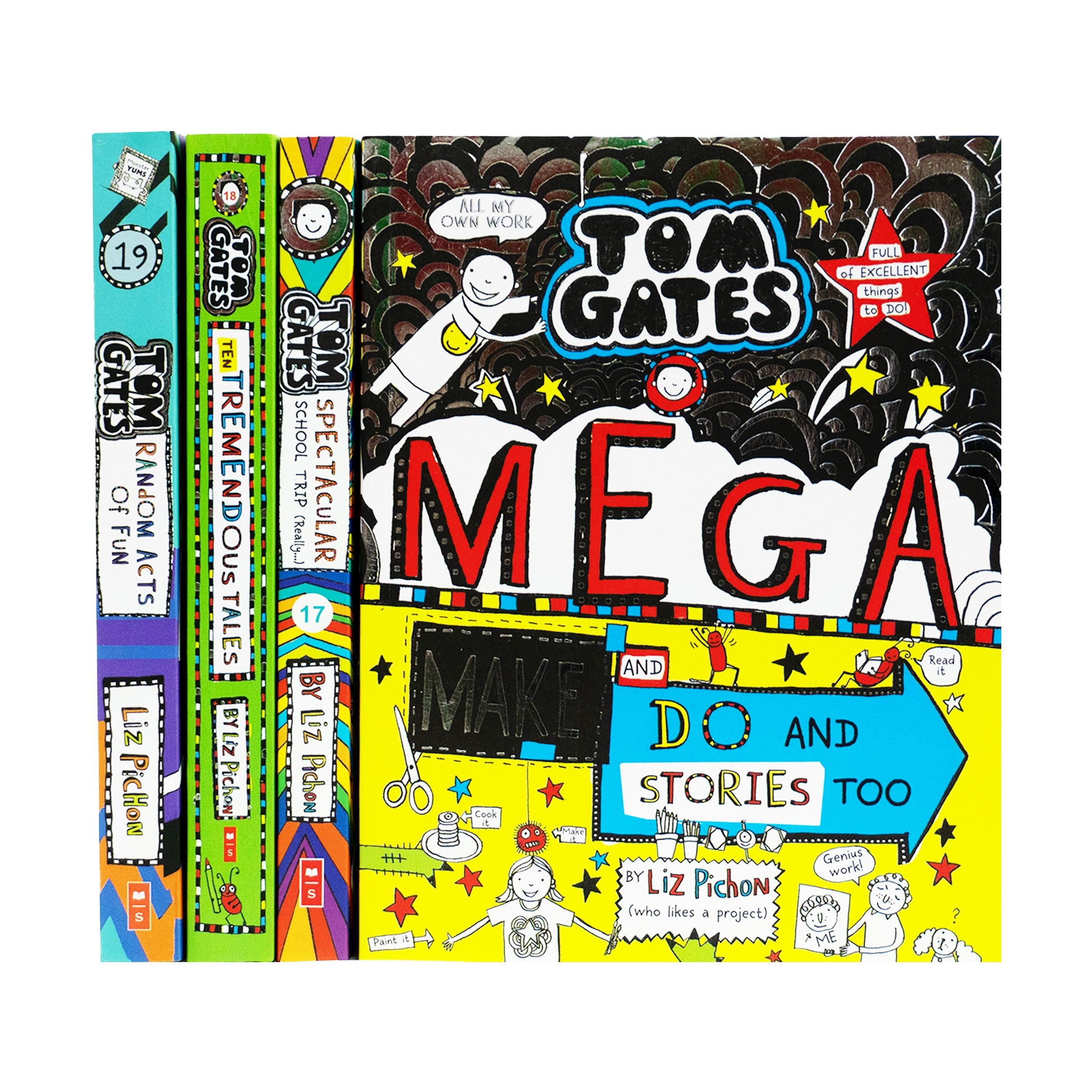 Tom Gates Series 4 Books Collection (16 to 19) By Liz Pichon - Ages 7-12 - Paperback