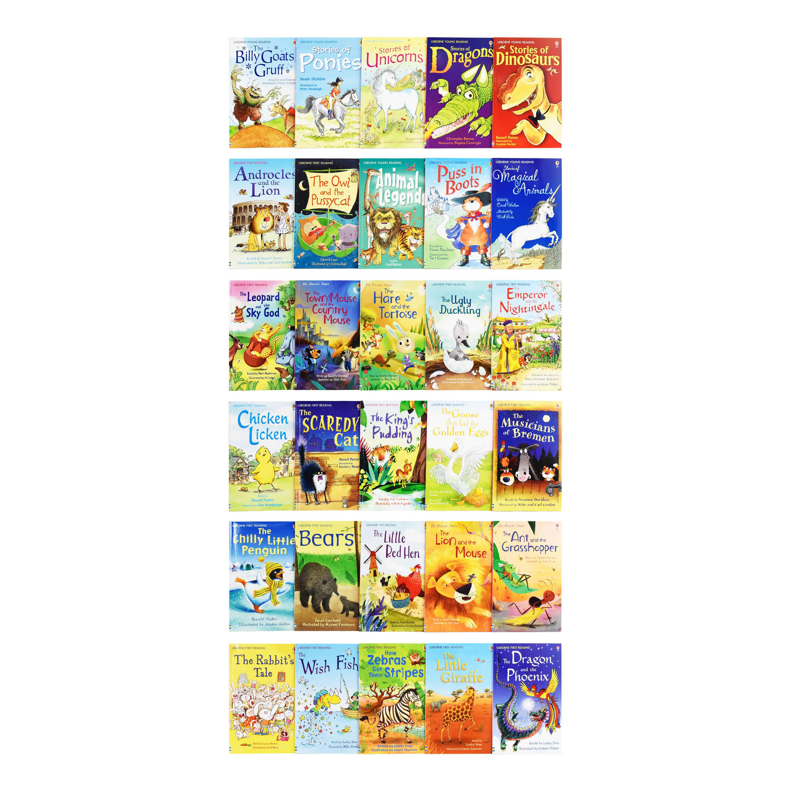 My Animal Stories Reading Library 30 Books Usborne - Ages 5-7 - Paperback