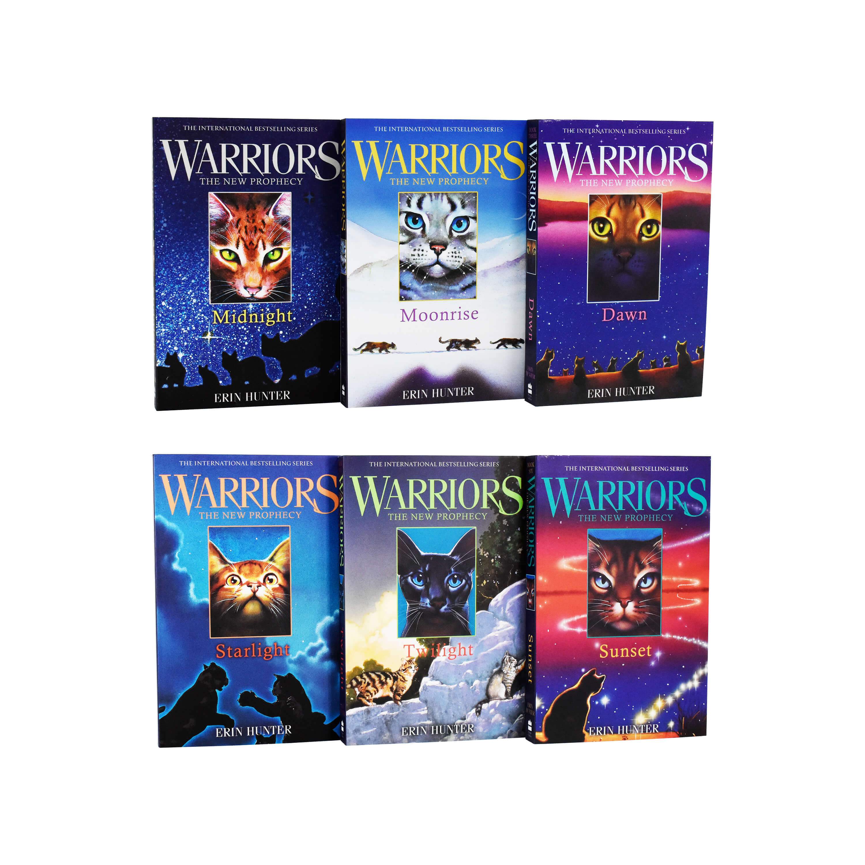 Warrior Cats by Erin Hunter: Series 2 The New Prophecy 6 Books Collection Set - Ages 8-12 - Paperback