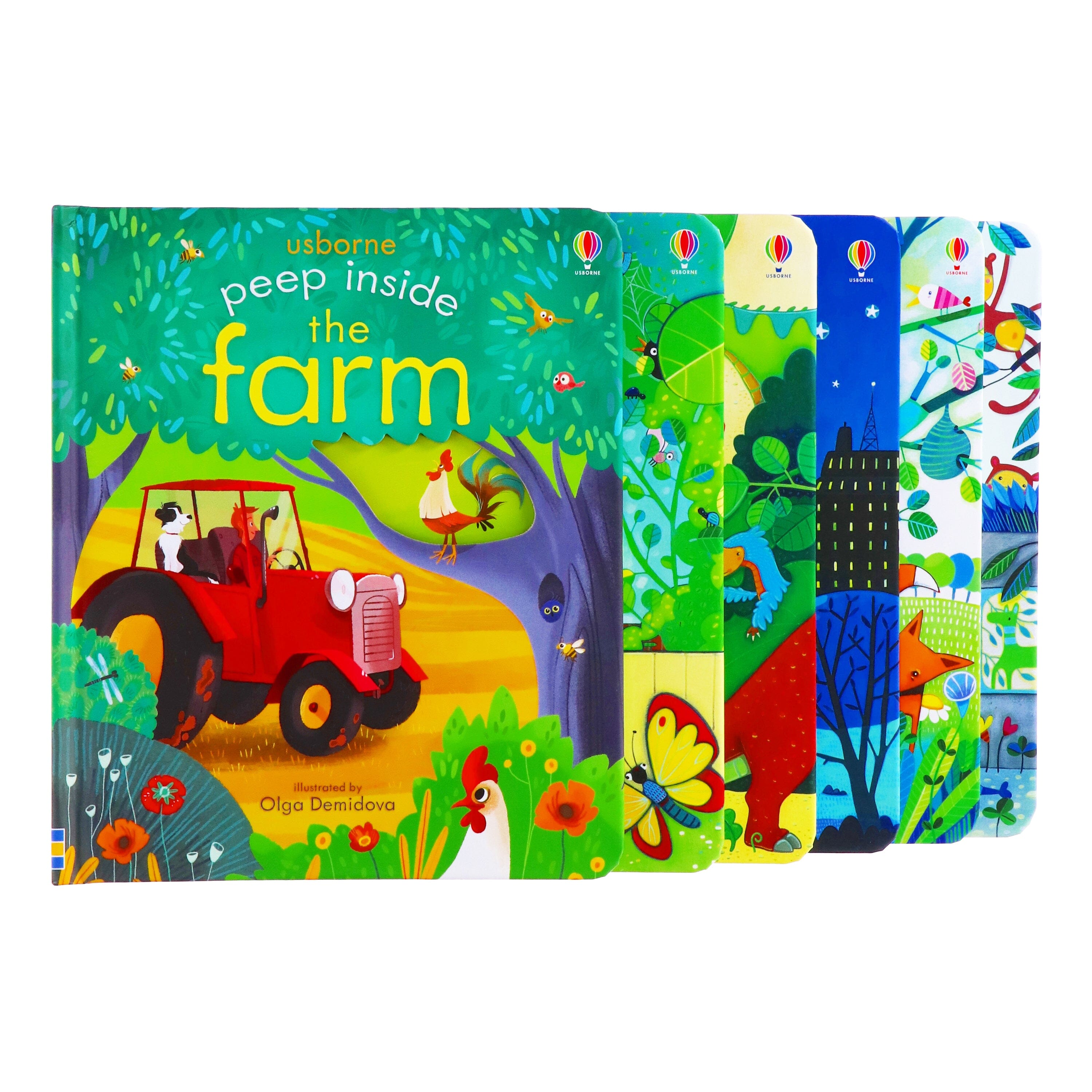 Peep Inside Complete 6 Books Collection By Usborne - Ages 2+ - Board Books