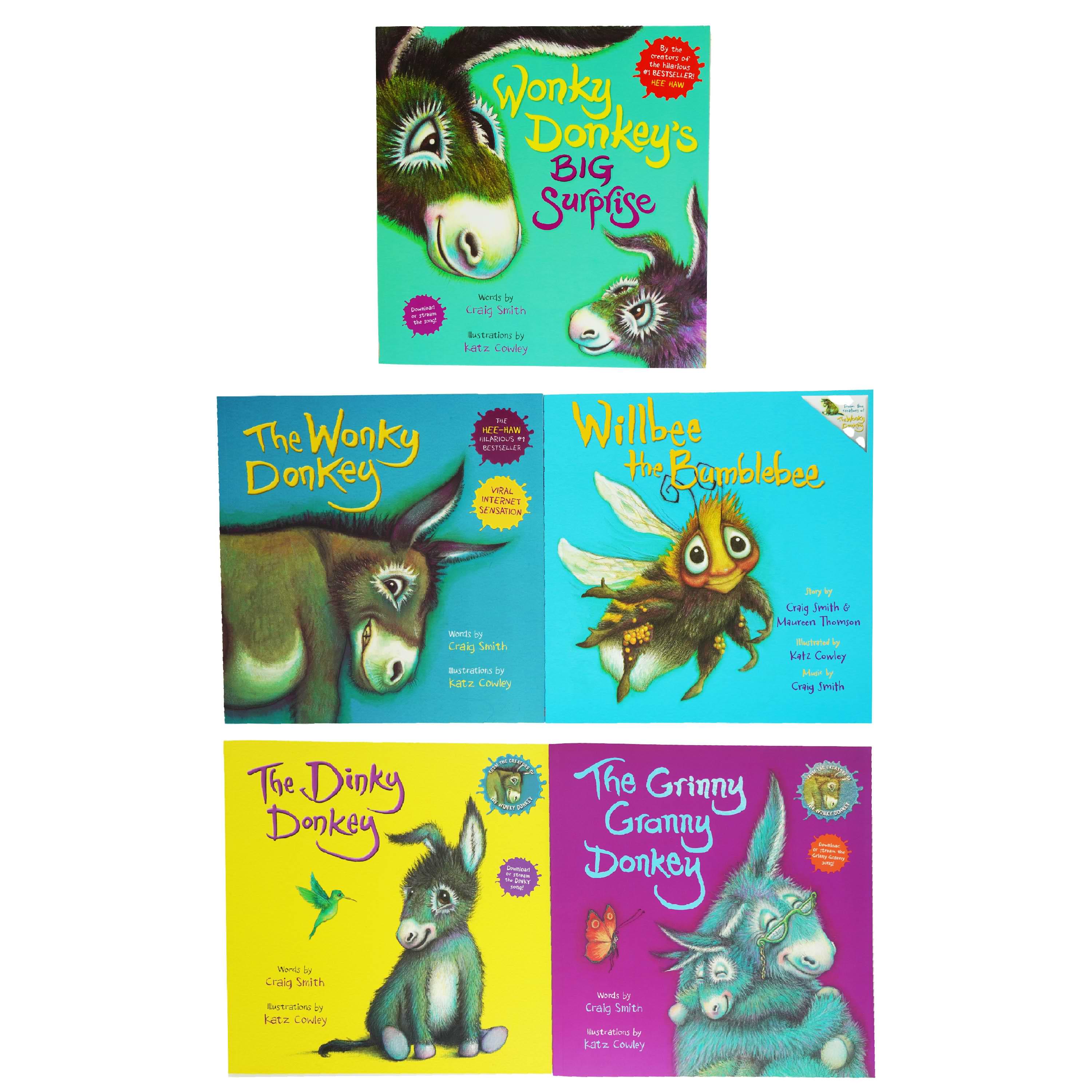The Wonky Donkey by Craig Smith 5 Books Collection Set - Ages 2-6 - Paperback