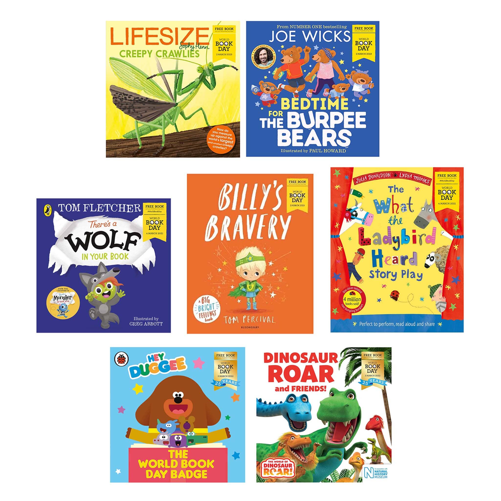 The World Book Day Children Beginner Collection of 7 Books Set - Ages 0-5 - Paperback