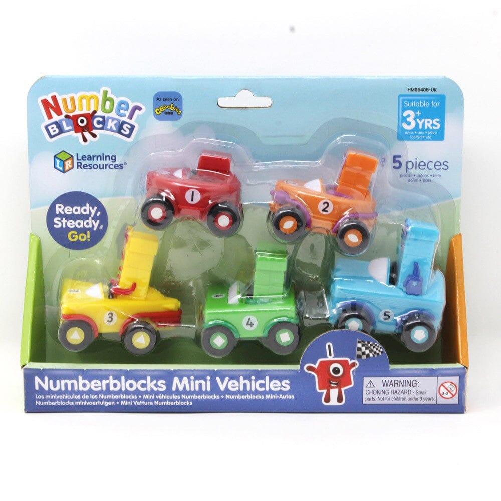 Numberblocks Mini Vehicles Set By Learning Resources - Ages 3+