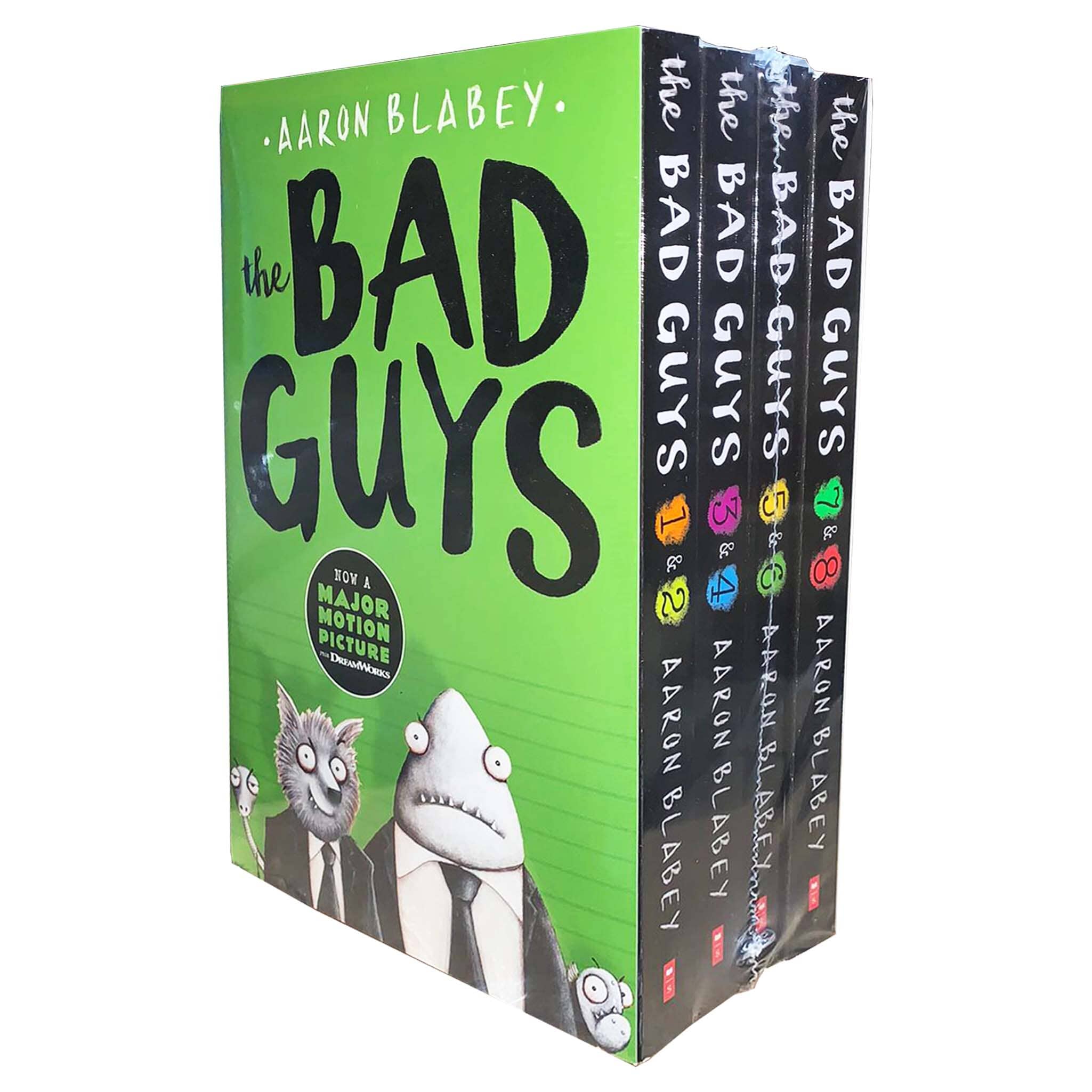 The Bad Guys Episodes by Aaron Blabey: 1-8 Collection 4 Books Set - Ages 7-9 - Paperback