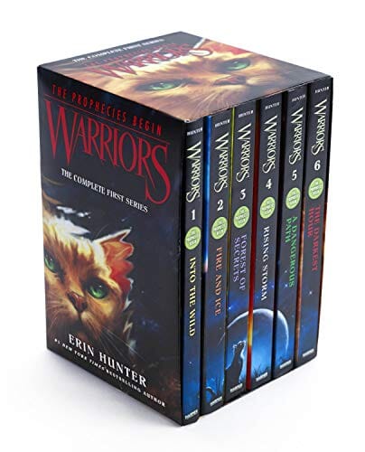 Warrior Cats by Erin Hunter: Series 1 The Prophecy Begins 6 Books Collection Set - Ages 8-12 - Paperback