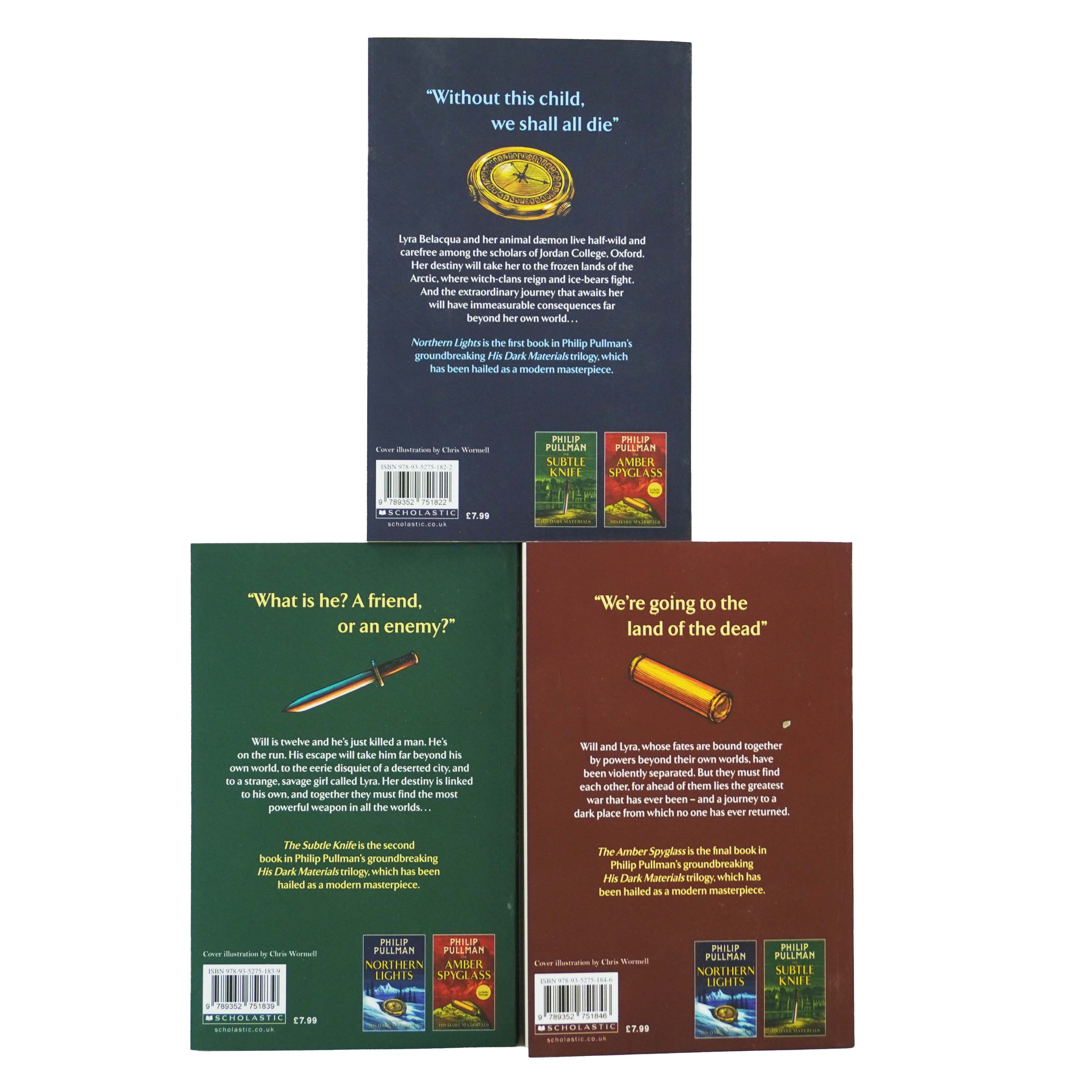 His Dark Materials by Philip Pullman 3 Books Collection Set - Ages 12-17 - Paperback