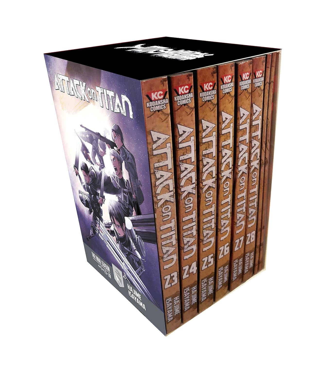Attack on Titan The Final Season Part 1 Manga Box Set (Attack on Titan Manga Box Sets) Paperback