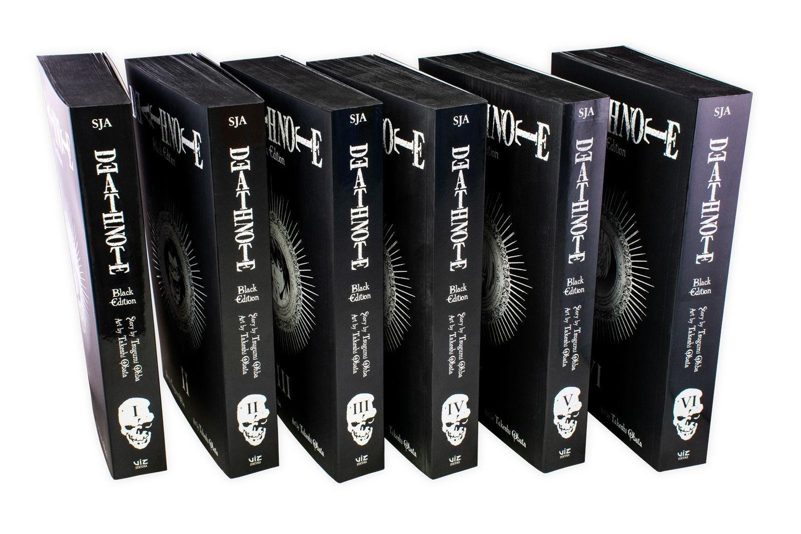 Death Note: Black Edition by Tsugumi Ohba & Takeshi Obata 6 Books Collection - Manga - Paperback