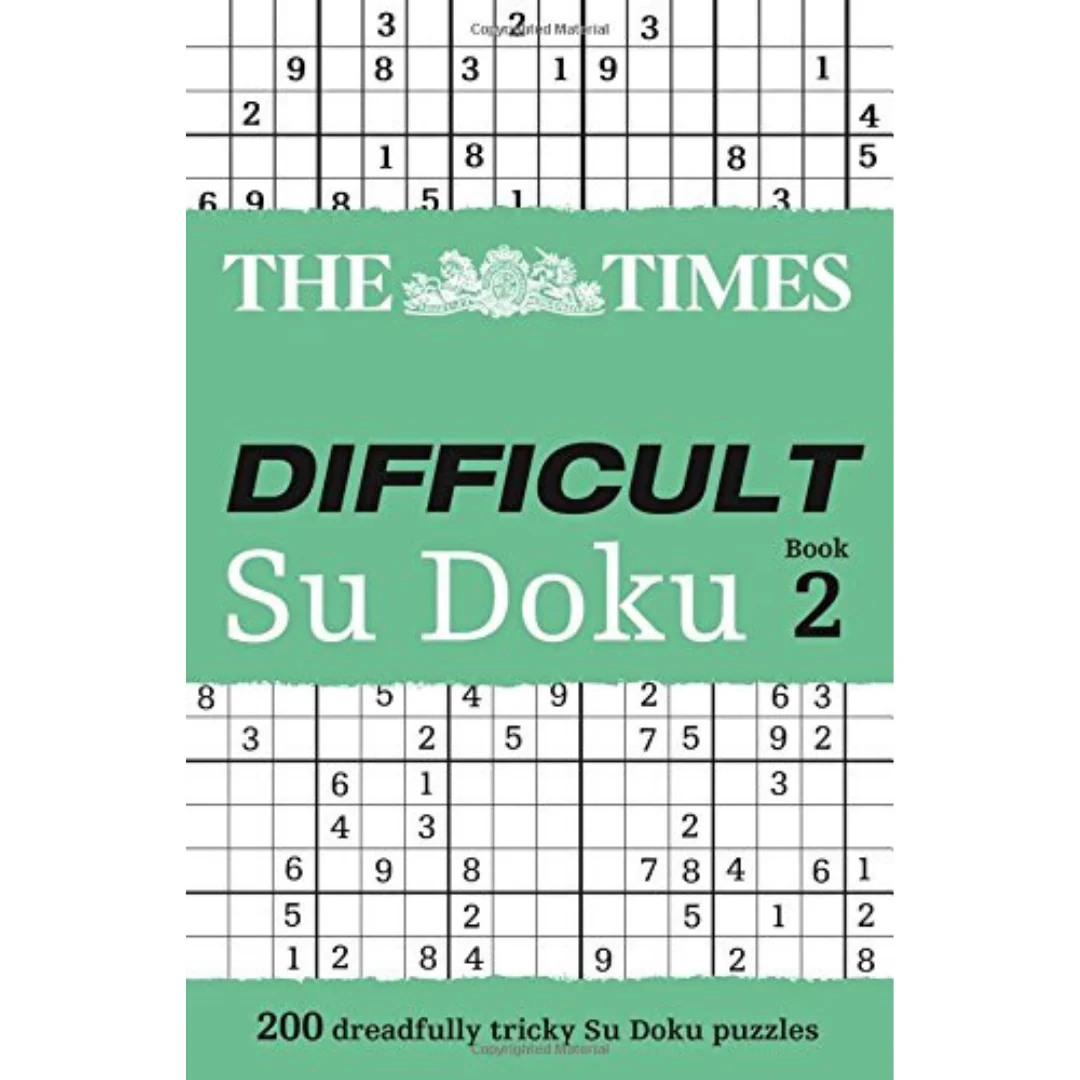 The Times Difficult Sudoku Book 2: 200 Dreadfully Tricky Sudoku Puzzles