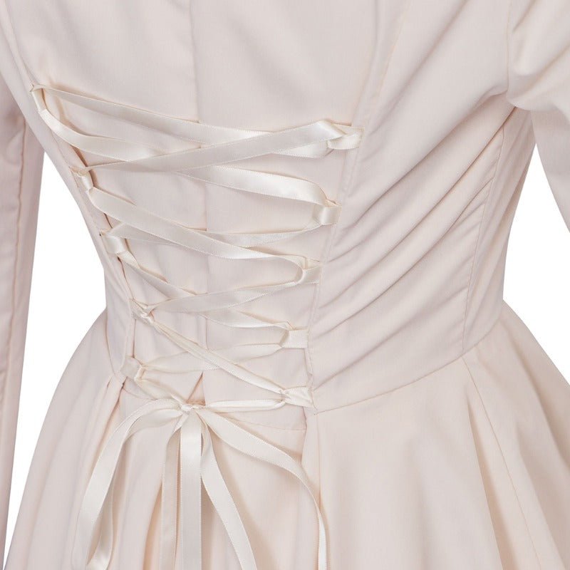 Robe Gothique Médiévale Vintage – Costume Cosplay Femme à Manches Longues et Coupe Bodycon