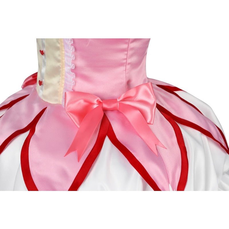 Costume Cosplay Madoka Kaname en Satin Mat Personnalisé pour Halloween - Puella Magi