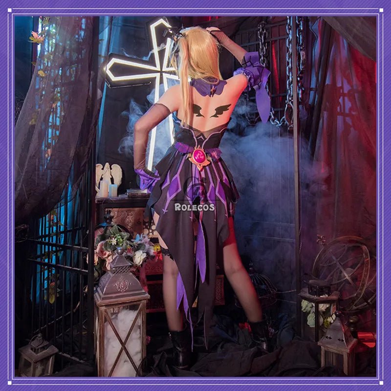 Costume Cosplay Fischl de Genshin Impact pour Femme - Ensemble Complet