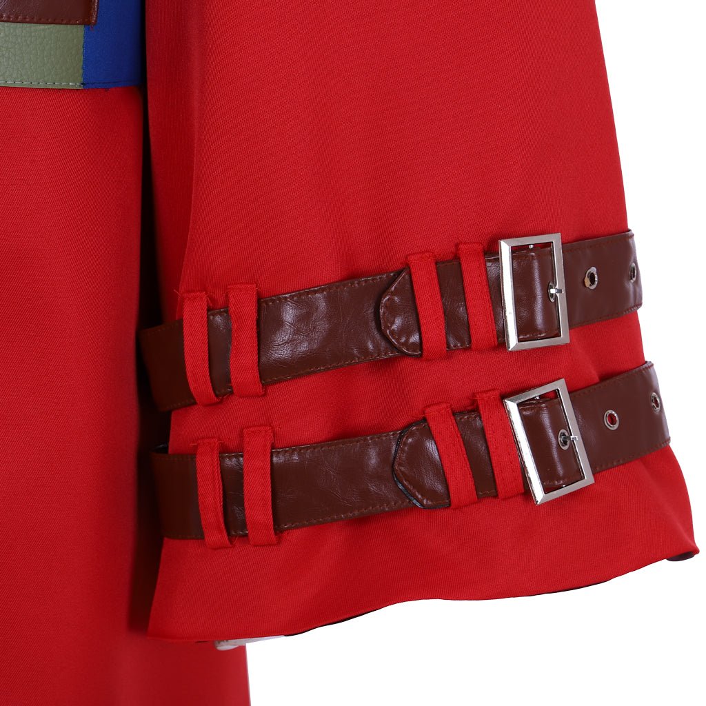 Costume Cosplay Final Fantasy X Auron | Ensemble Complet Rouge pour Rôle Play