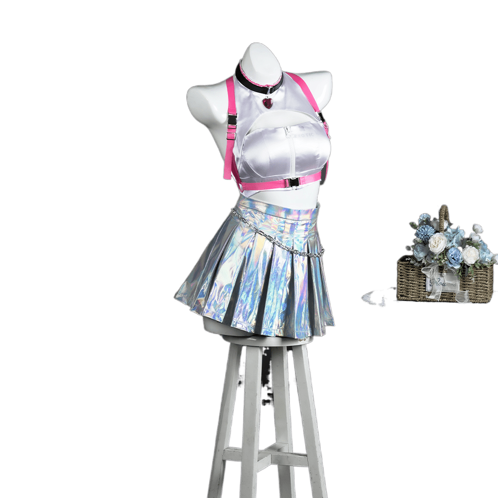 Cosplay Déesse de la Victoire - Fibre Synthétique Ultraviolet du Jeu NIKKE