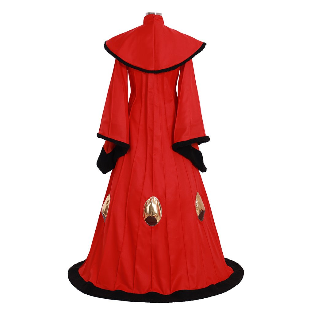 Costume Cosplay Reine Padme Amidala | Robe Rouge Sur Mesure pour Événements