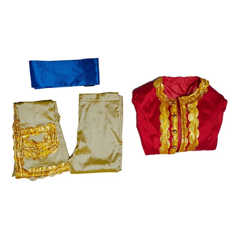 Costume Cosplay Prince Edward Médiéval - Costume Noble Baroque Rouge pour Hommes | L'AniMirage