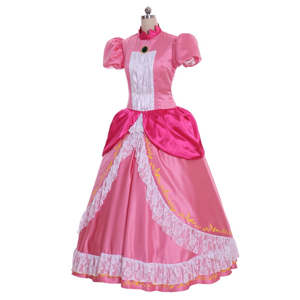 Costume Cosplay Princesse Daisy | Robe de la Sœur de Peach de la Série de Jeux