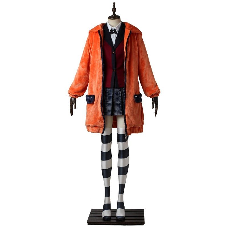 Costume Cosplay Kakegurui Yumeko Jabami - Uniforme Scolaire JK pour Fans d'Anime