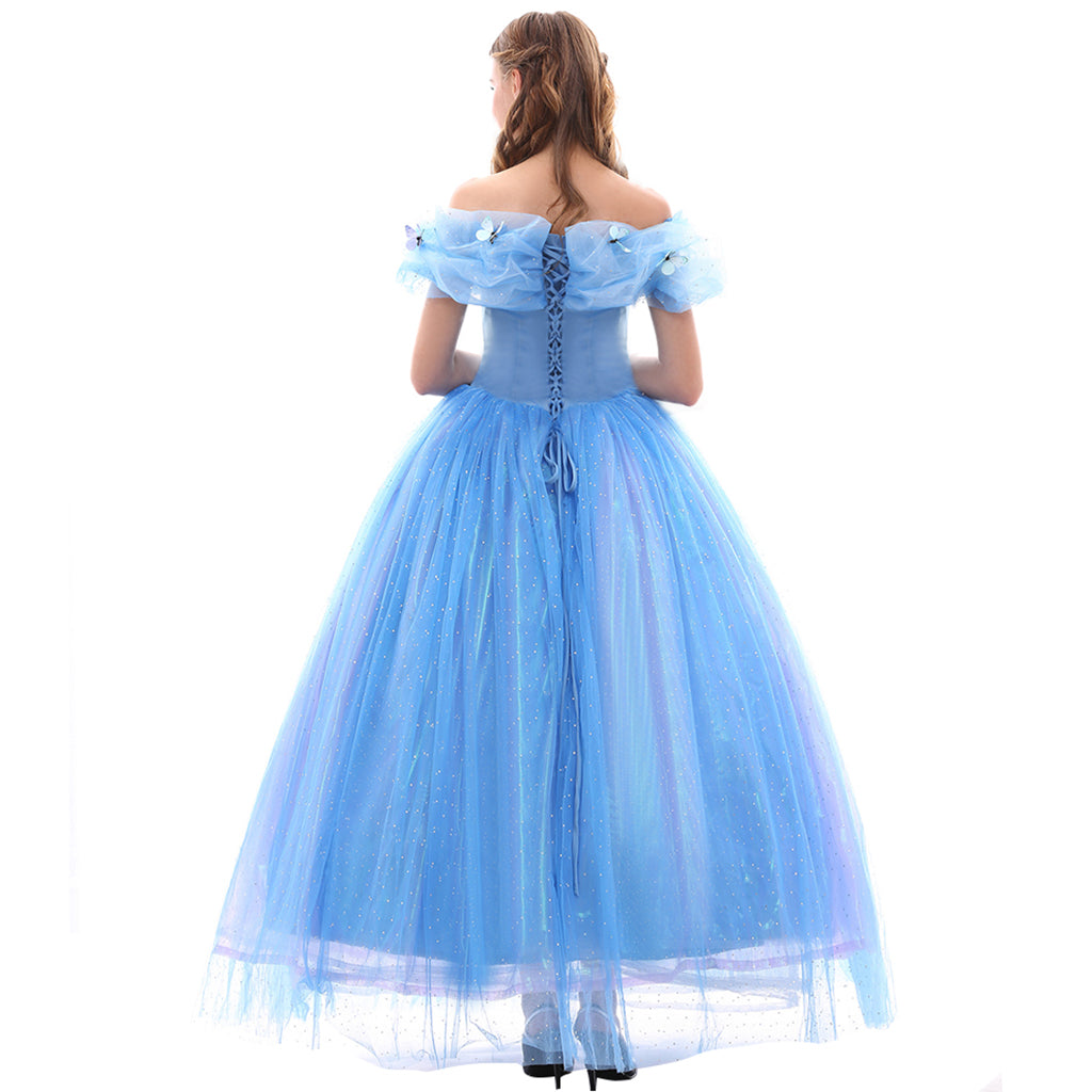 Série de Costumes Cosplay Disney Cinderella: Princesse, Prince, Belle-mère et Domestique