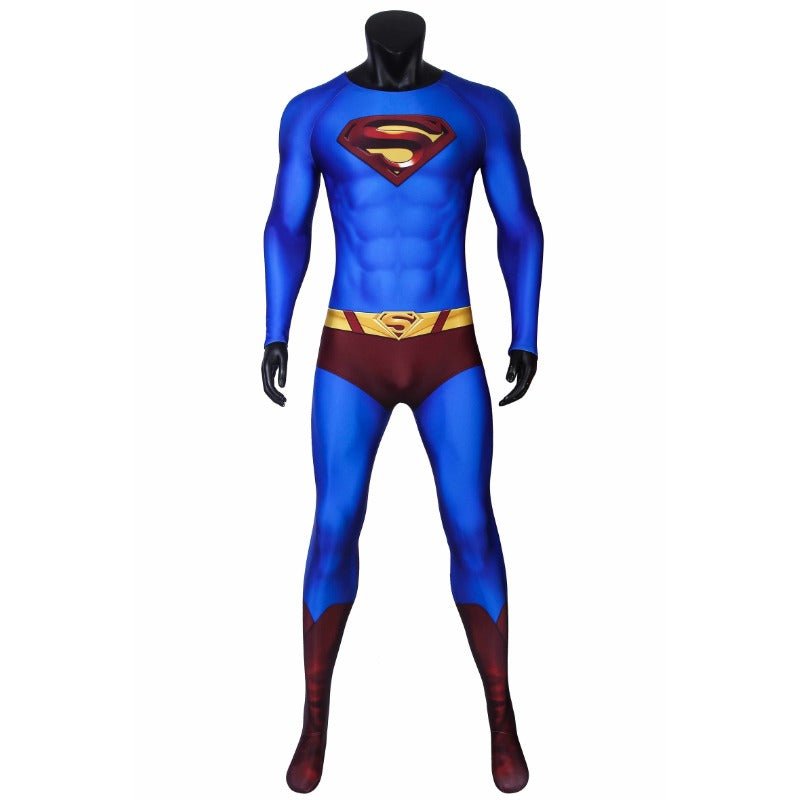 Costume Cosplay Clark Bleu Héros Infinite Earths avec Cape Superman