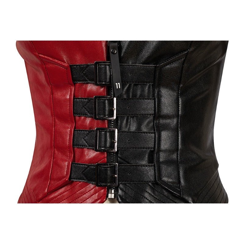 Costume Cosplay Harley Quinn The Suicide Squad 2 Halloween Complet avec Chaussures