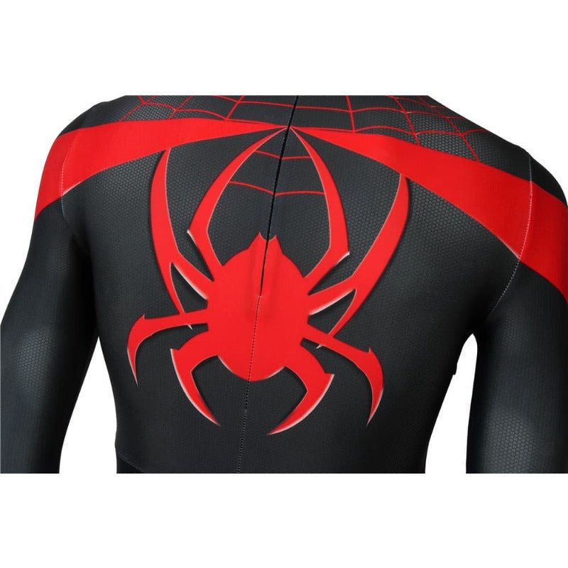 Costume Cosplay Miles Morales Spider-Man Combinaison 3D en Spandex pour Halloween