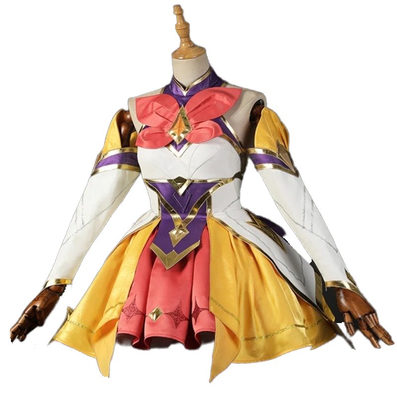 Costume Cosplay Star Guardian Seraphine Femme - Jeu LOL - Tenue pour Halloween et Carnaval