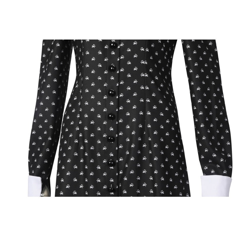 Robe Cosplay Wednesday Addams – Costume Femme de la Famille Addams