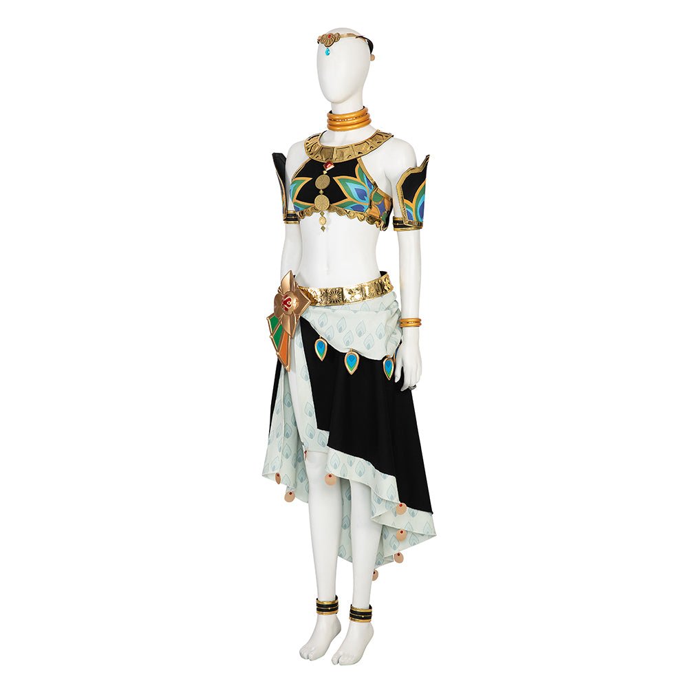 Costume de Cosplay Princesse Riju de The Legend of Zelda: Les Larmes du Royaume