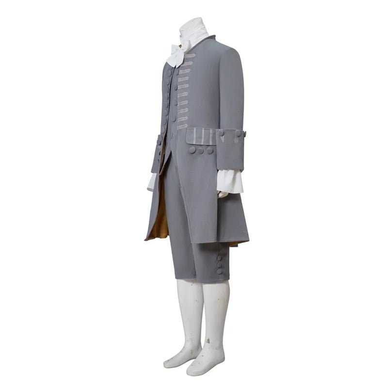Costume de Cosplay Prince Victorien du 18ème Siècle - Queue de Pie avec Cravate en Dentelle pour Halloween & Fêtes