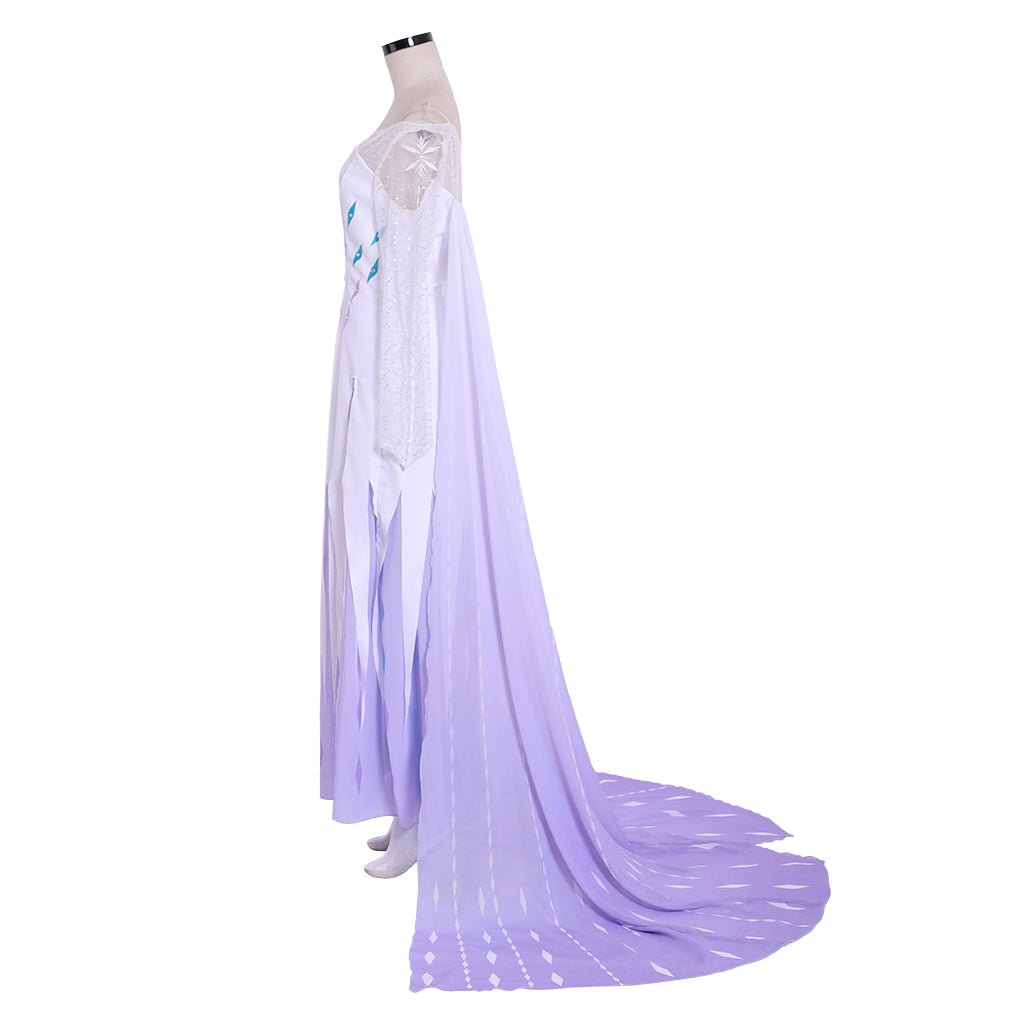 Costume Cosplay Reine des Neiges 2 Elsa | Robe Princesse pour Femmes pour Halloween & Carnavals