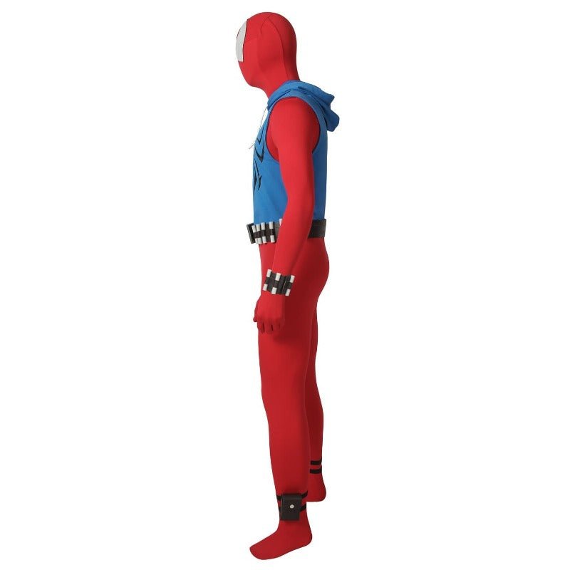Costume Cosplay Scarlet Spider Ben Reilly - Tenue Authentique de l'Univers Spider-Verse